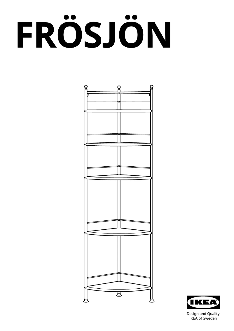 Image de la première page du manuel de l'appareil FRÖSJÖN 305.749.16