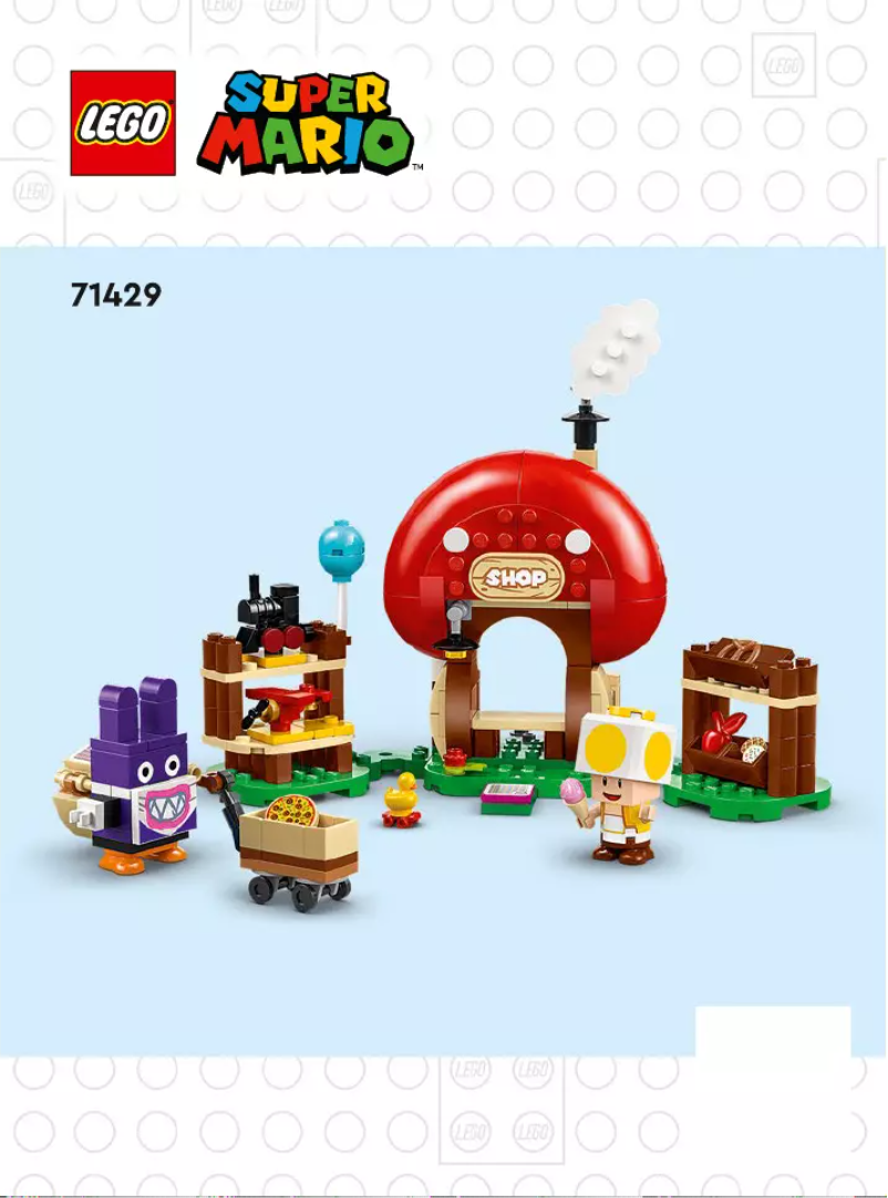 Page 1 of the manual User Manual Lego Super Mario 71429