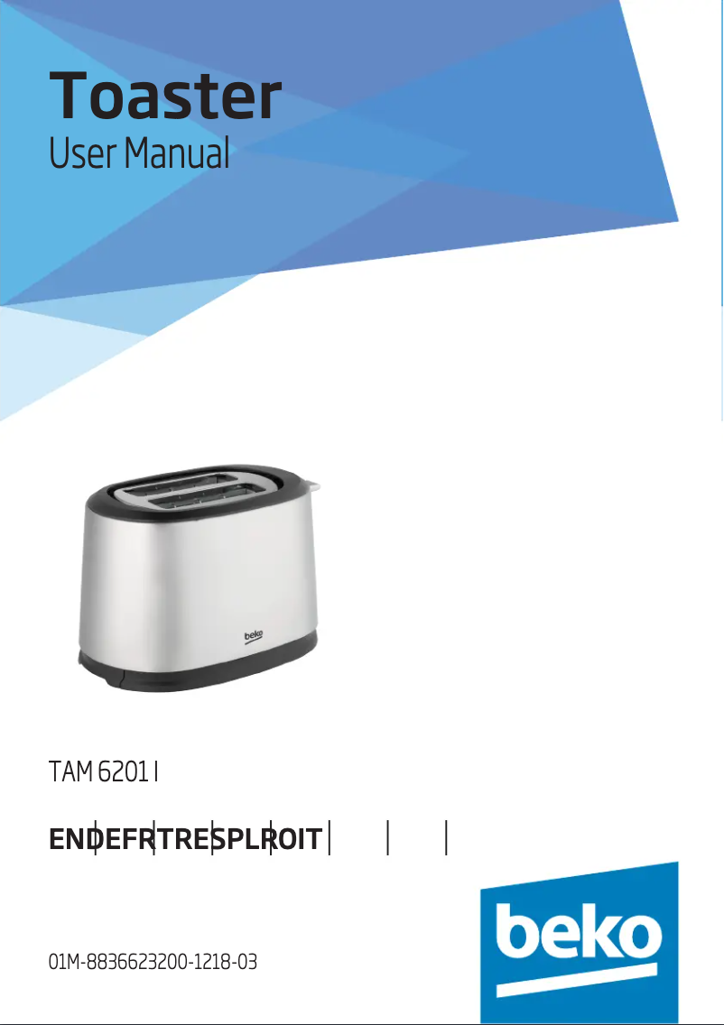 Image de la première page du manuel de l'appareil TAM6201