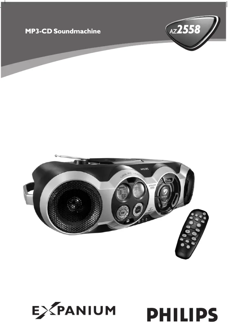 Page n°1 - Manuel utilisateur Philips AZ2538