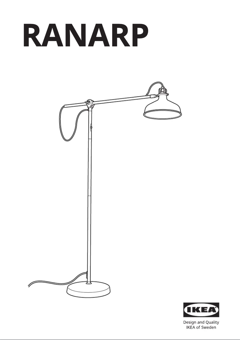 Image de la première page du manuel de l'appareil RANARP 405.438.25