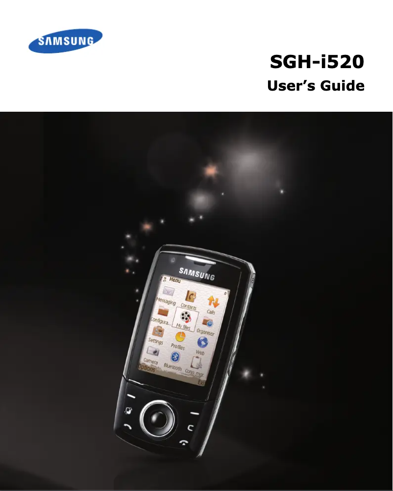 Image de la première page du manuel de l'appareil SGH-I520