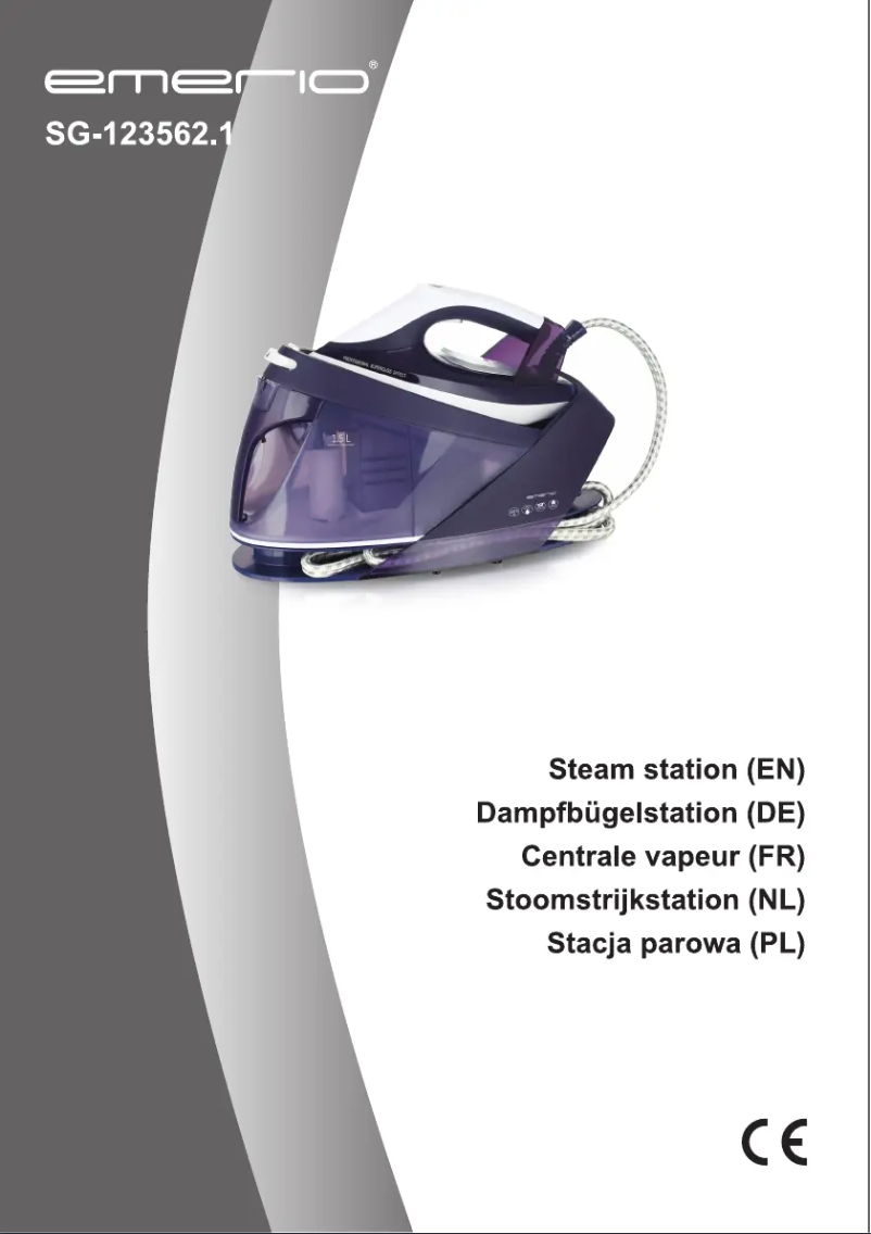 Page 1 de la notice Manuel utilisateur Emerio SG-123562.1