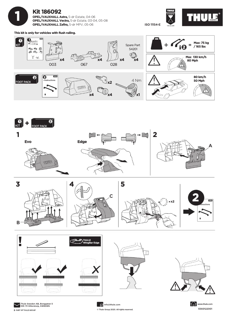 Image de la première page du manuel de l'appareil Kit 186092