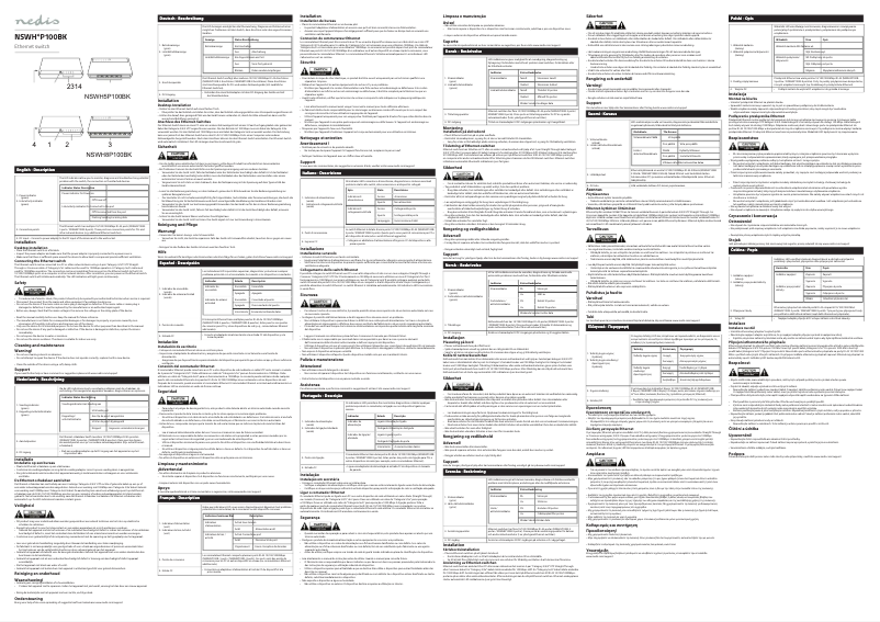Image de la première page du manuel de l'appareil NSWH5P100BK