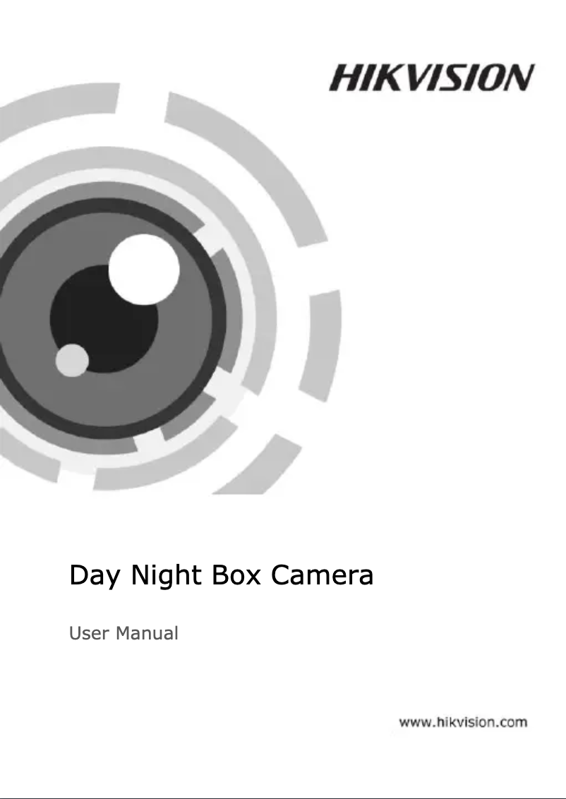 Page 1 de la notice Manuel utilisateur Hikvision DS-2CC11A1P-A