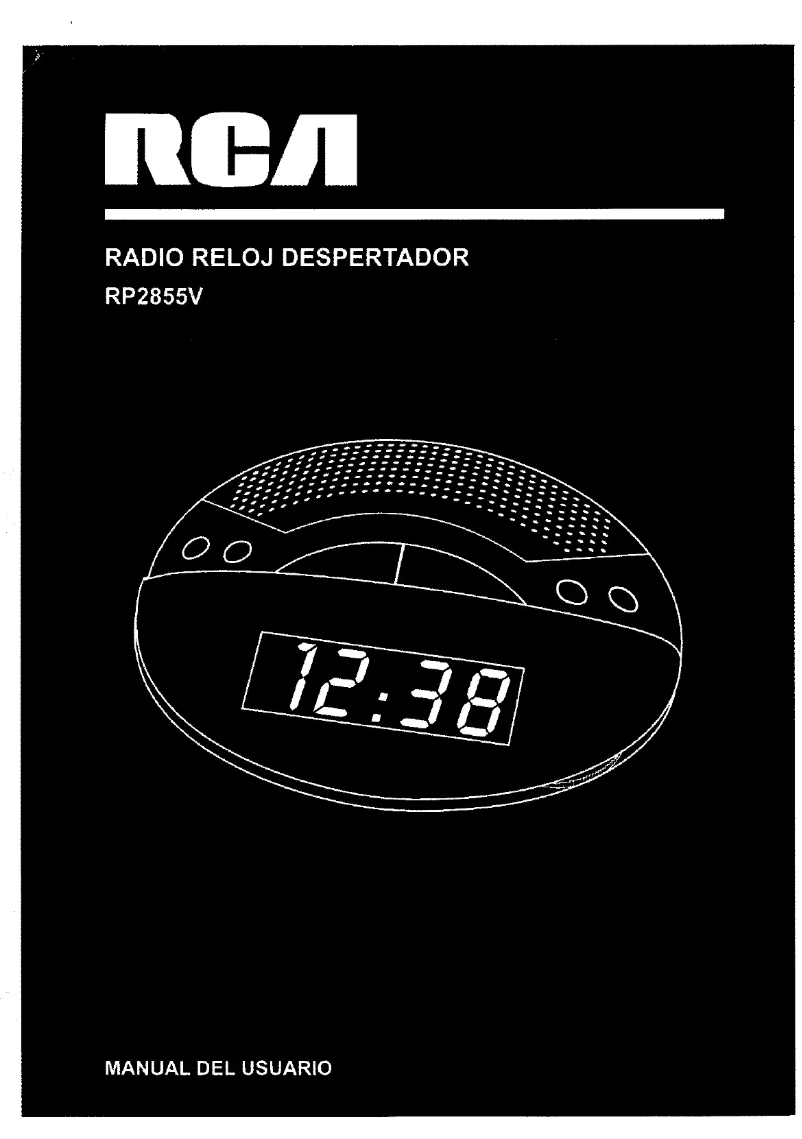 First page image of the manual for RP2855V