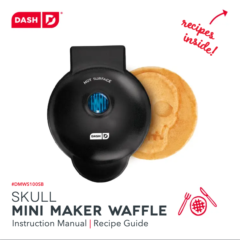 Page 1 de la notice Manuel utilisateur Dash Skull Mini DMWS001SB