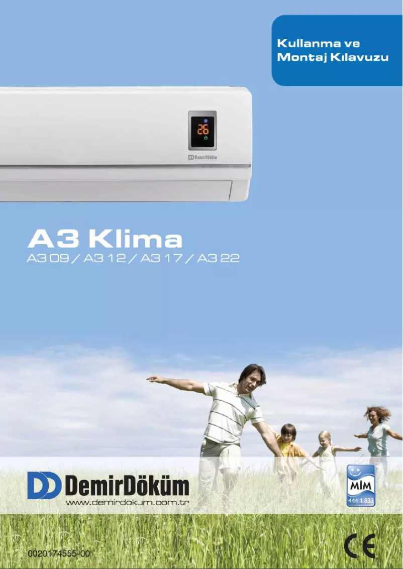 Imagen de la primera página del manual del dispositivo A3 09