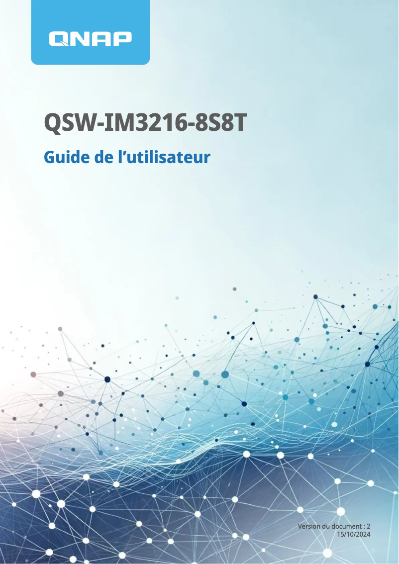 Image de la première page du manuel de l'appareil QSW-IM3216-8S8T