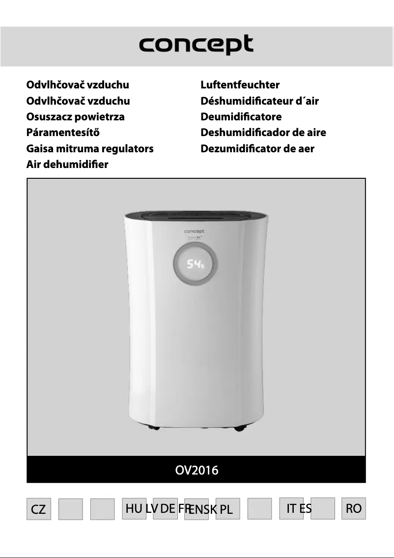 Página 1 del manual Manual de usuario Concept Perfect Air OV2016