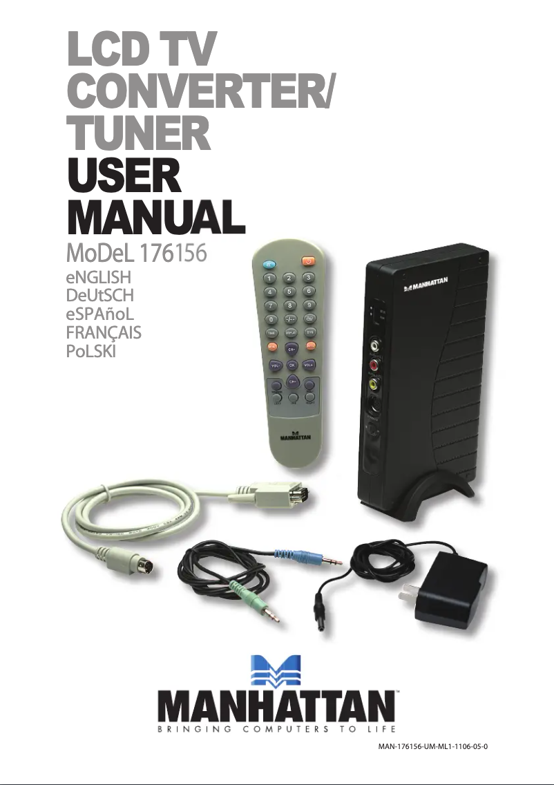 Page 1 de la notice Manuel utilisateur Manhattan 176156