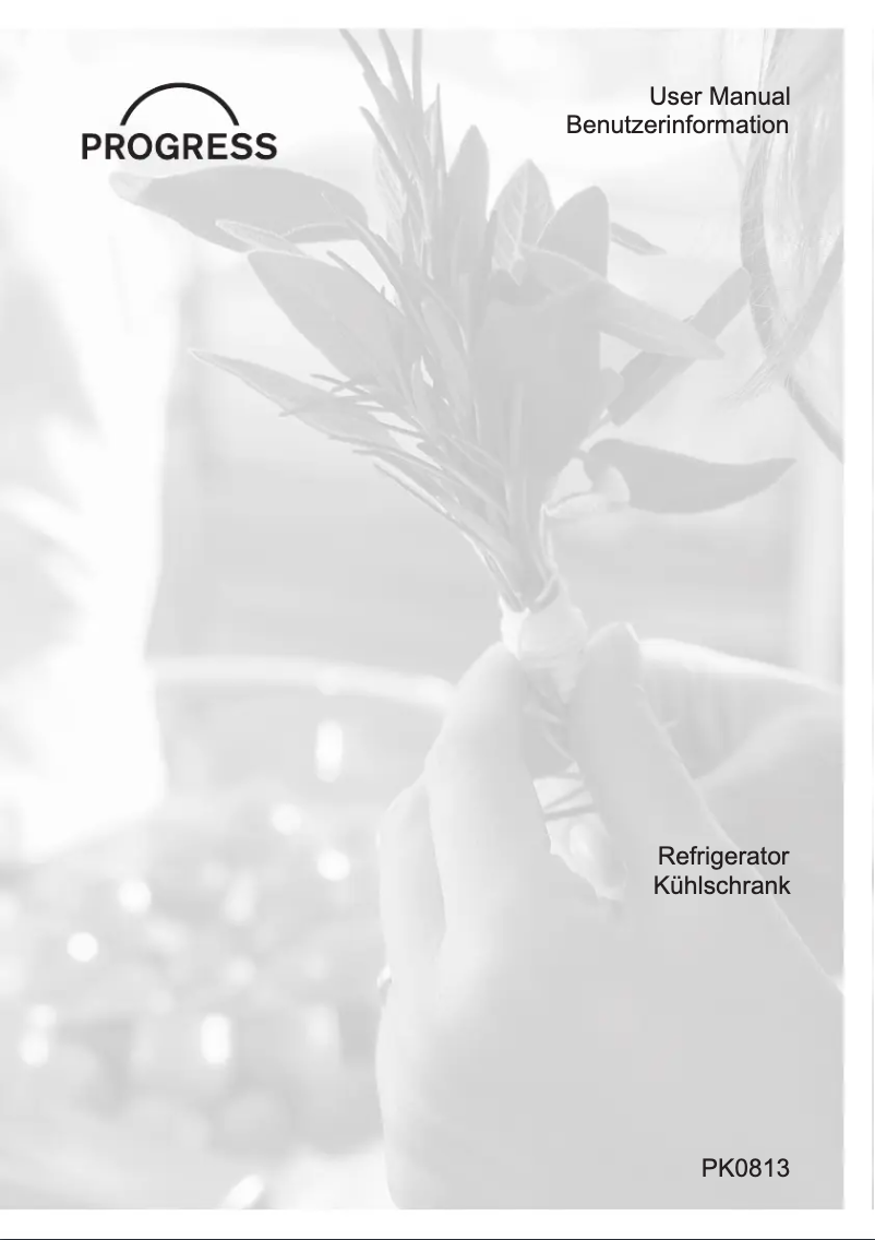 Page n°1 - Manuel utilisateur Progress PK0813