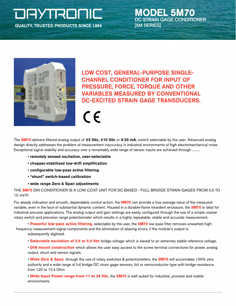 Image de la première page du manuel de l'appareil 5M70