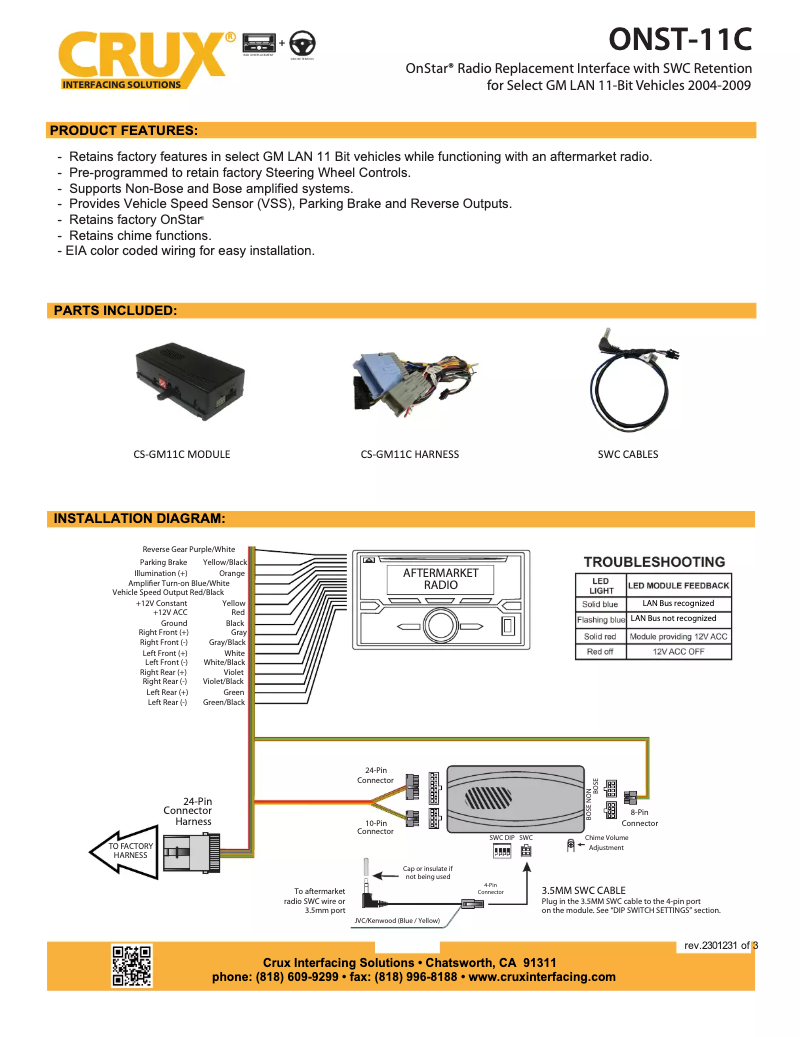 Image de la première page du manuel de l'appareil ONST-11C