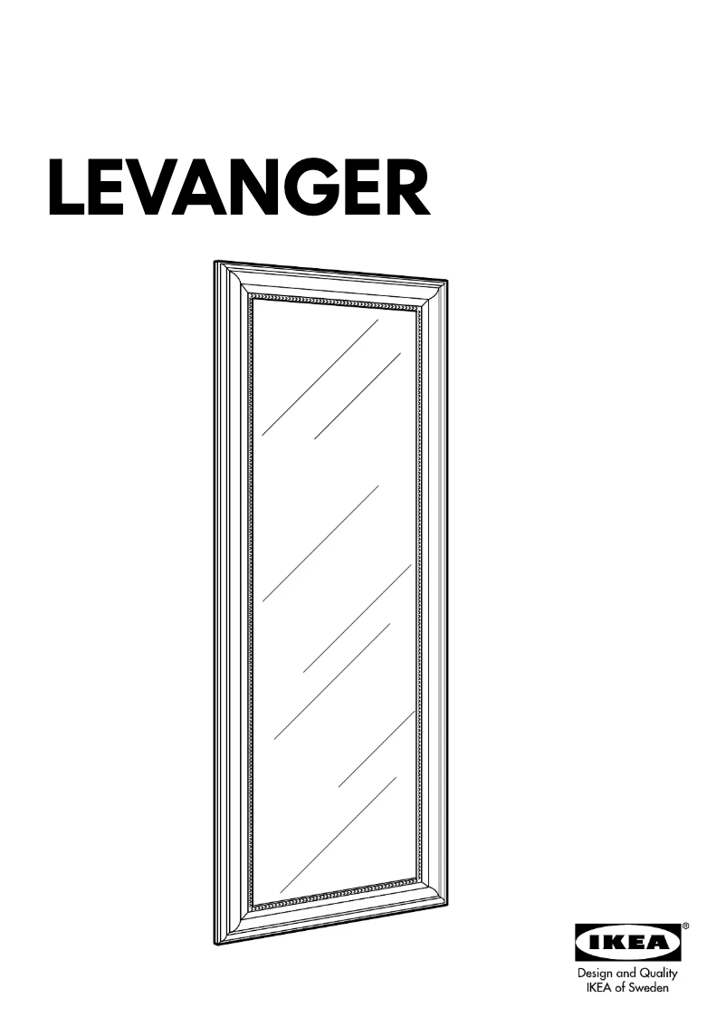 Image de la première page du manuel de l'appareil LEVANGER (155X140)