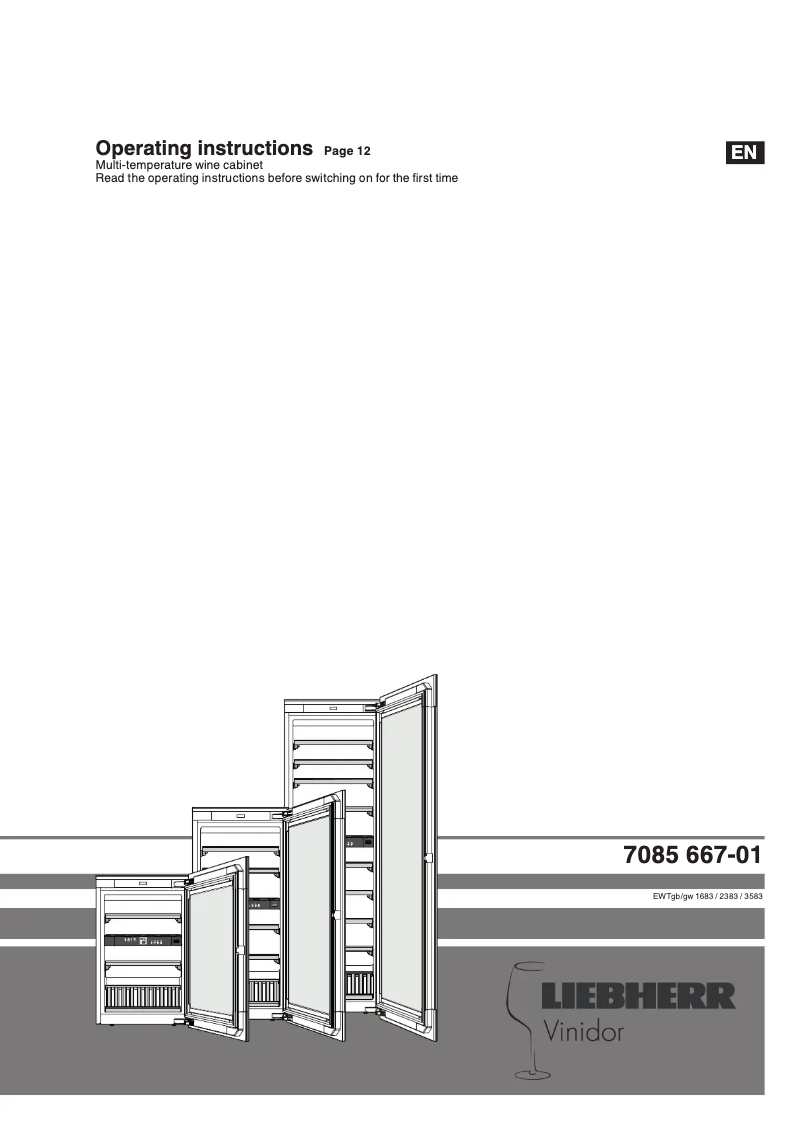 Image de la première page du manuel de l'appareil EWTgb 2383-22