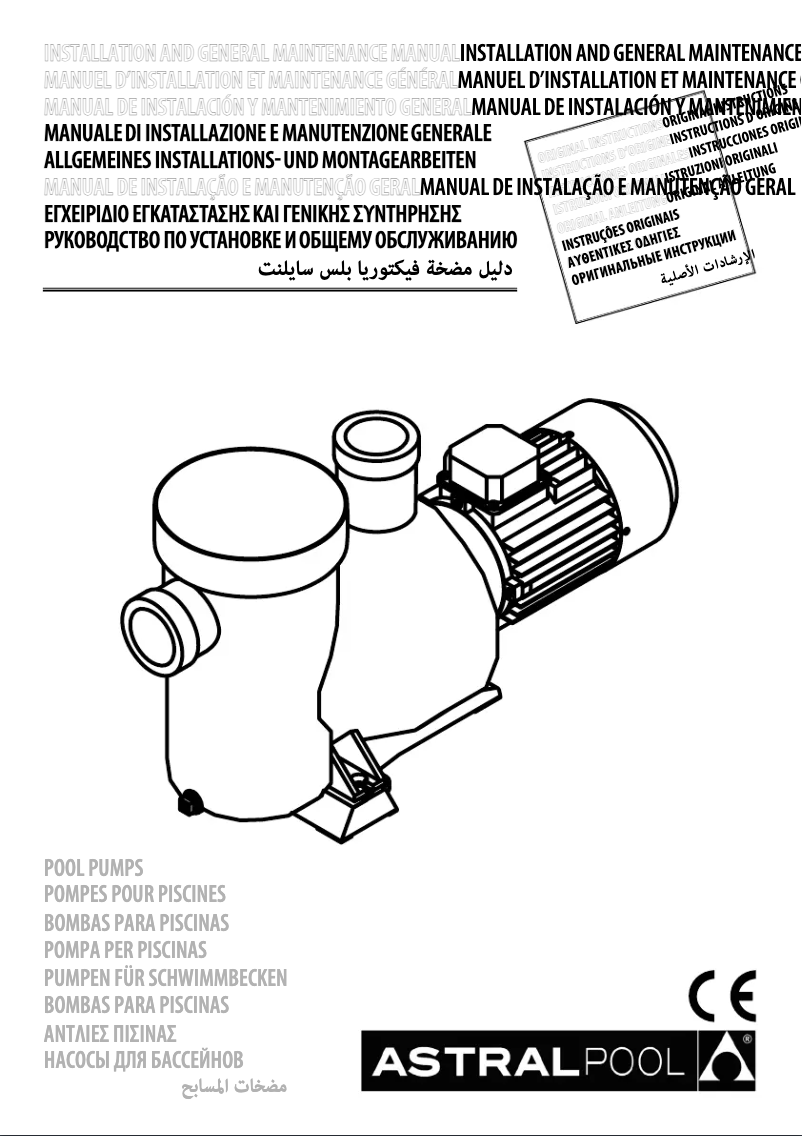 Page n°1 - Manuel utilisateur AstralPool Verdon ES