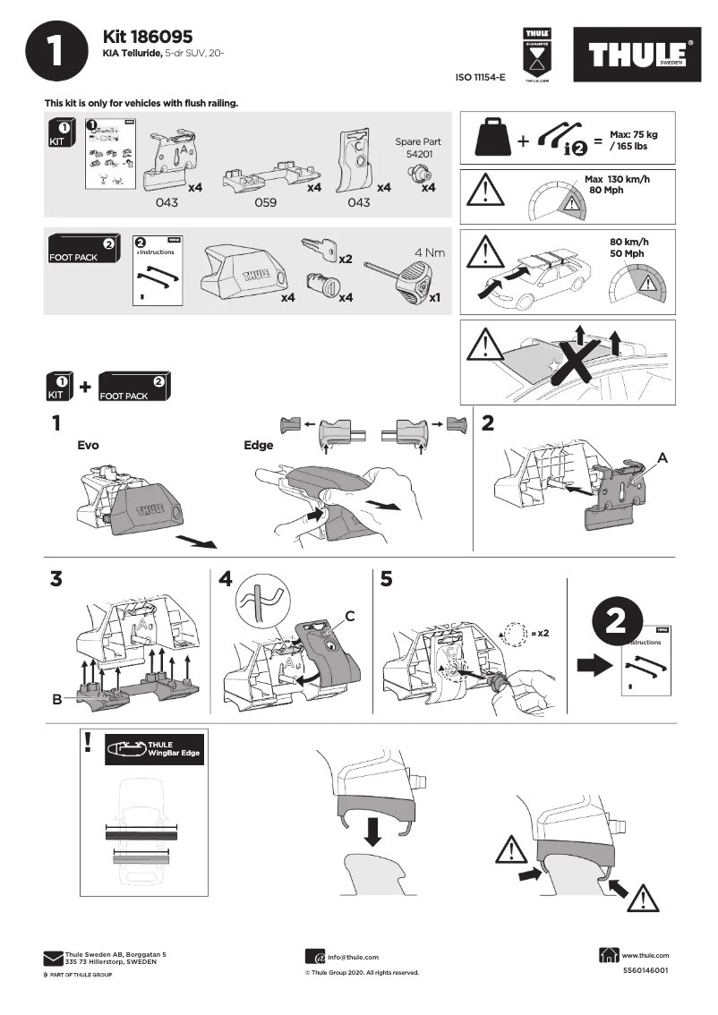 Image de la première page du manuel de l'appareil Kit 186095