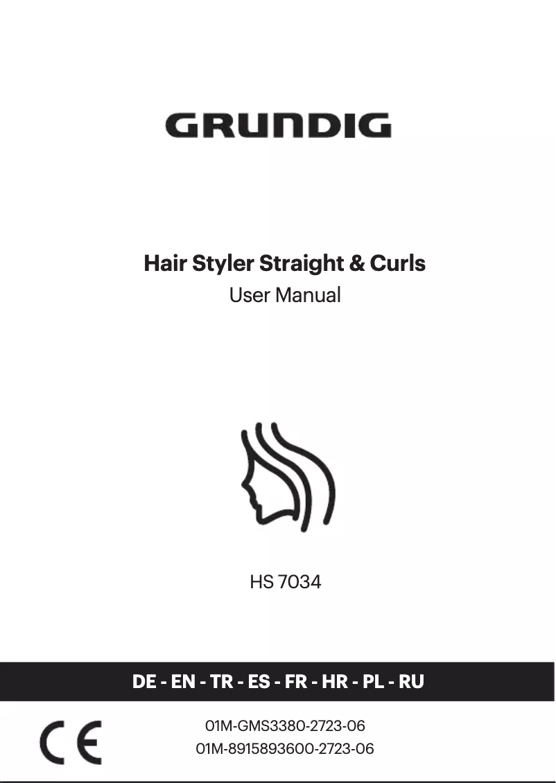 Image de la première page du manuel de l'appareil HS 7034