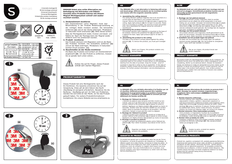 Image de la première page du manuel de l'appareil RMAG60