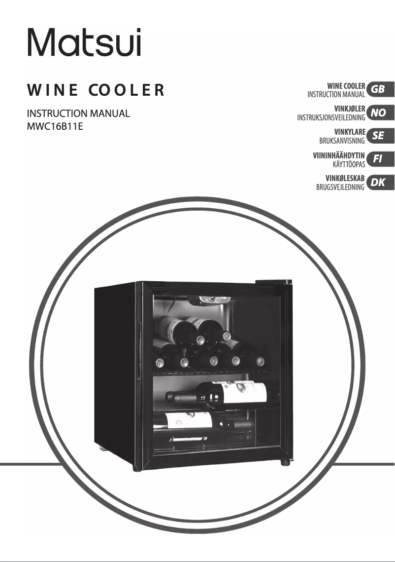 Image de la première page du manuel de l'appareil MWC16B11E