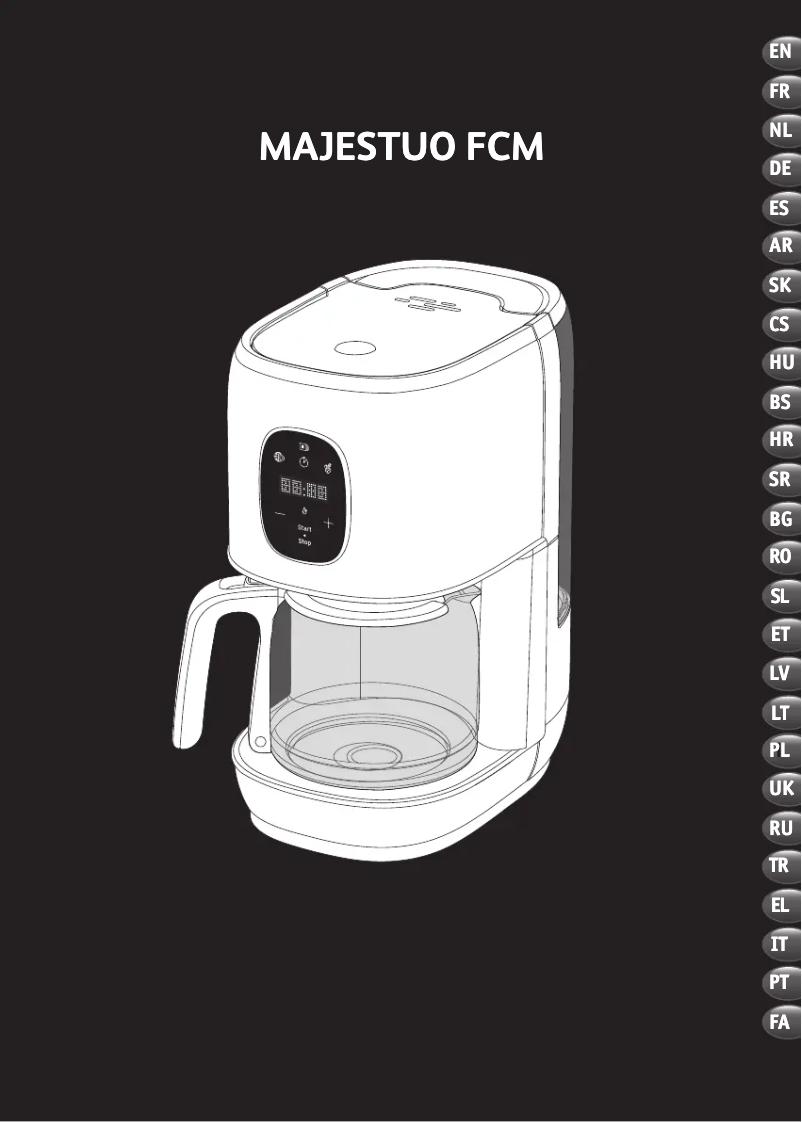 Page n°1 - Manuel utilisateur Moulinex Majestuo FG883D10