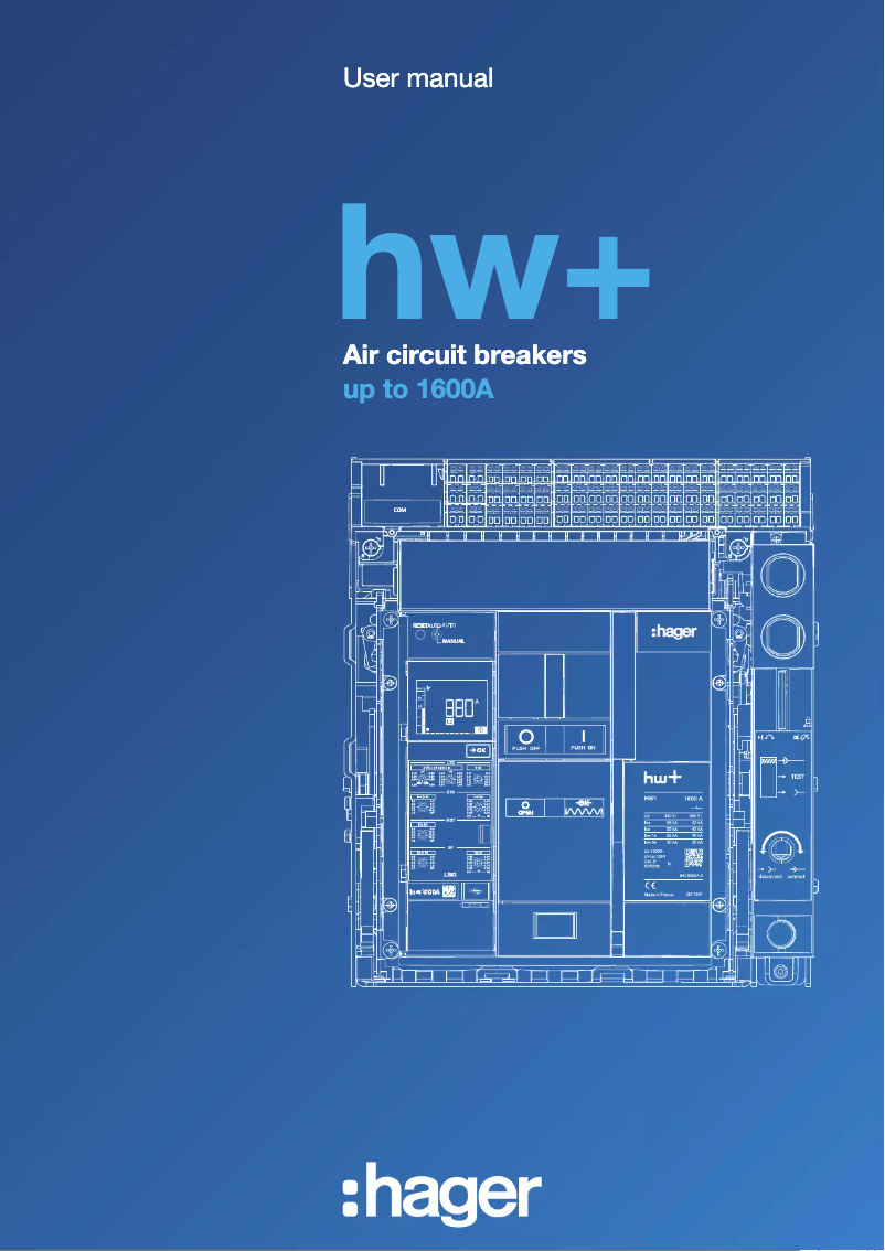 Page n°1 - Manuel utilisateur Hager HW1W408DS