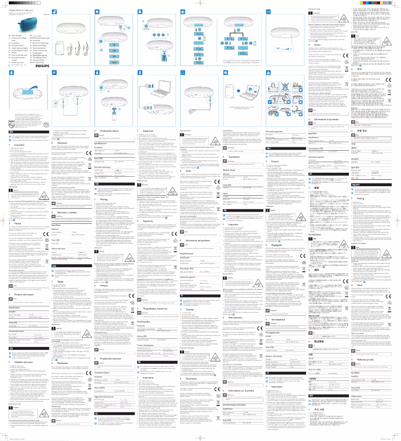 Página 1 del manual Manual de usuario Philips SBM130