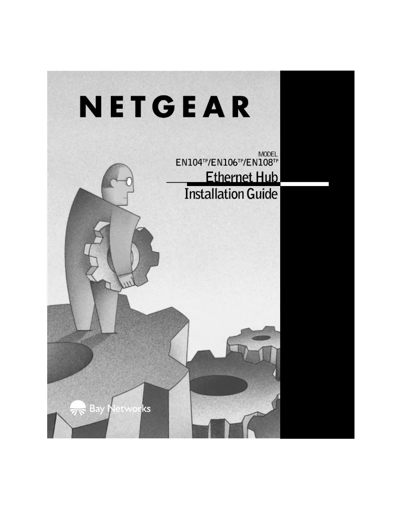 Page n°1 - Manuel utilisateur Netgear EN108TP