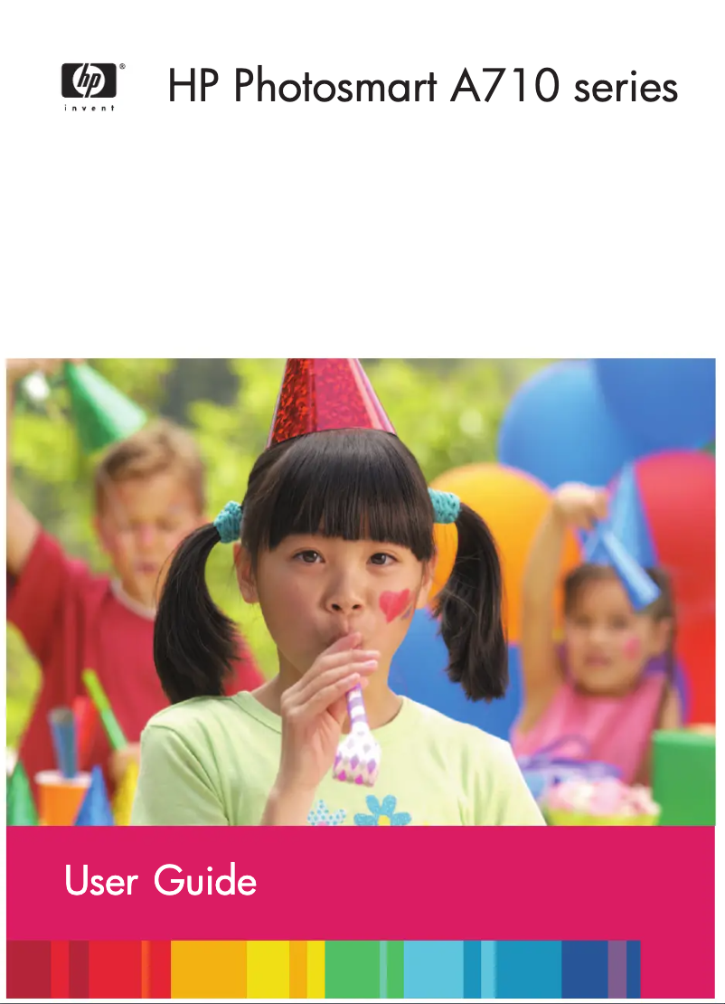 Page 1 de la notice Manuel utilisateur HP Photosmart A717