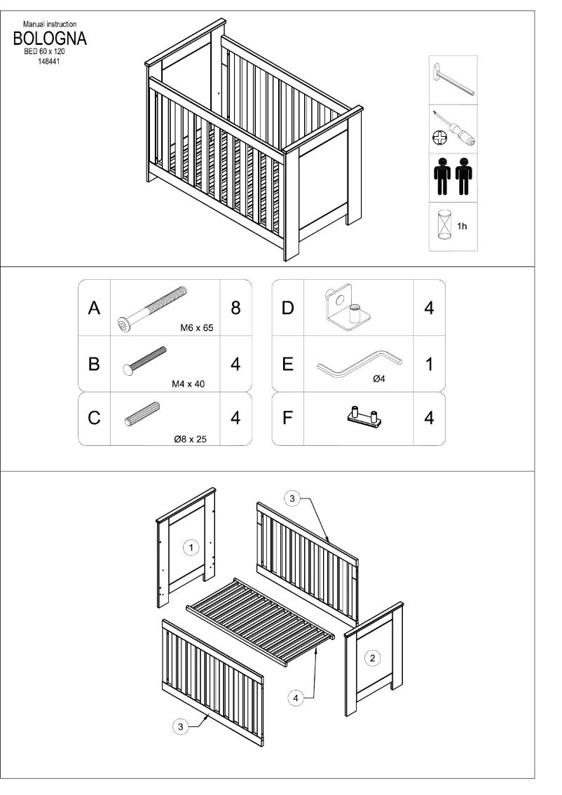 Page n°1 - Manuel utilisateur Bopita Bologna
