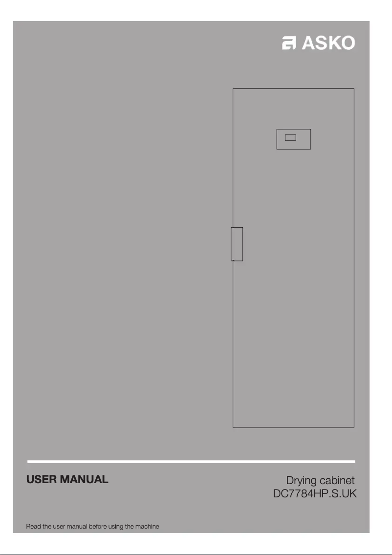 Page 1 de la notice Manuel utilisateur Asko DC7784HP.S.UK