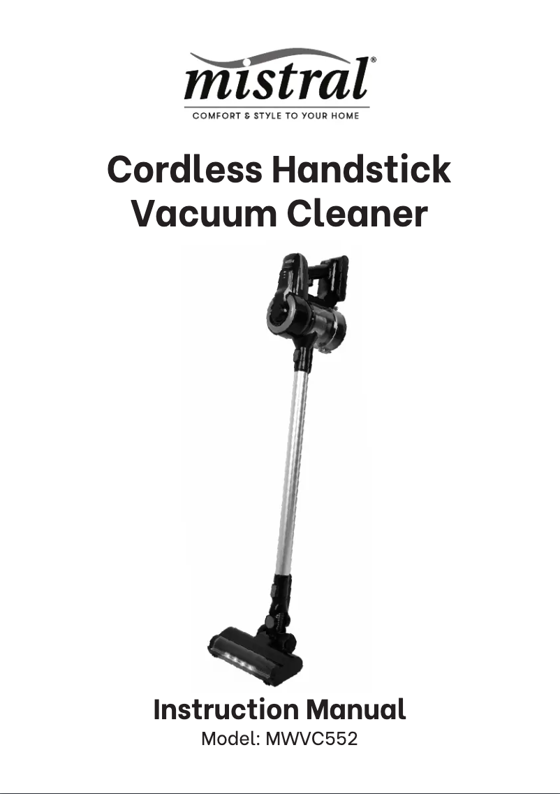 Imagen de la primera página del manual del dispositivo MWVC552