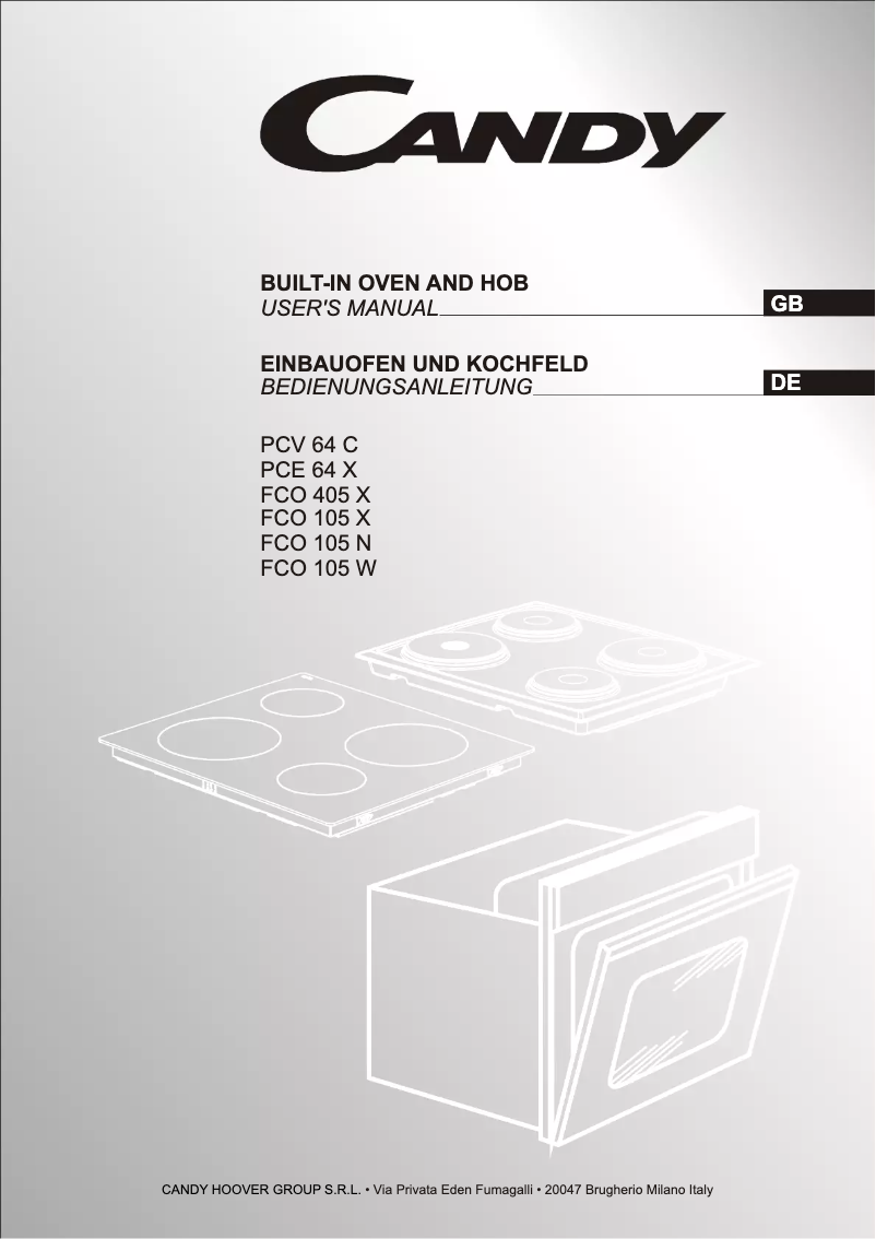 Image de la première page du manuel de l'appareil PCV 64C