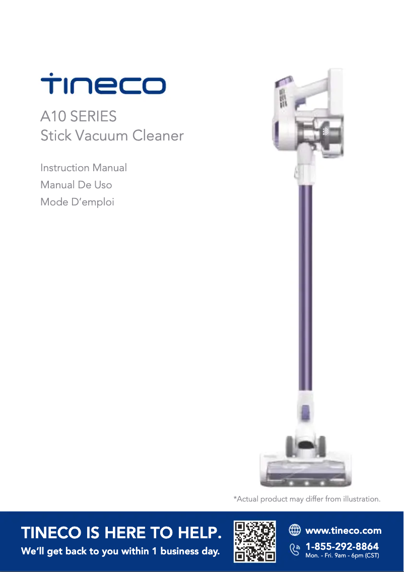 Page n°1 - Manuel utilisateur Tineco A10 Dash