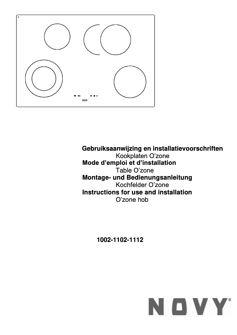 Image de la première page du manuel de l'appareil 1112