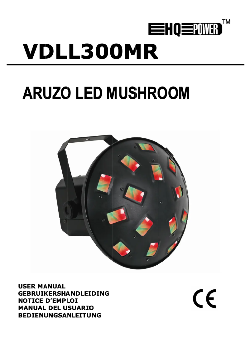 Imagen de la primera página del manual del dispositivo VDLL300MR