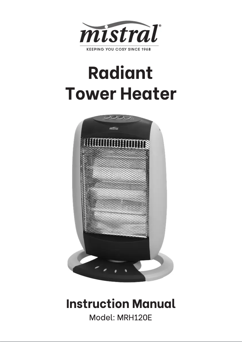 Imagen de la primera página del manual del dispositivo MRH120E