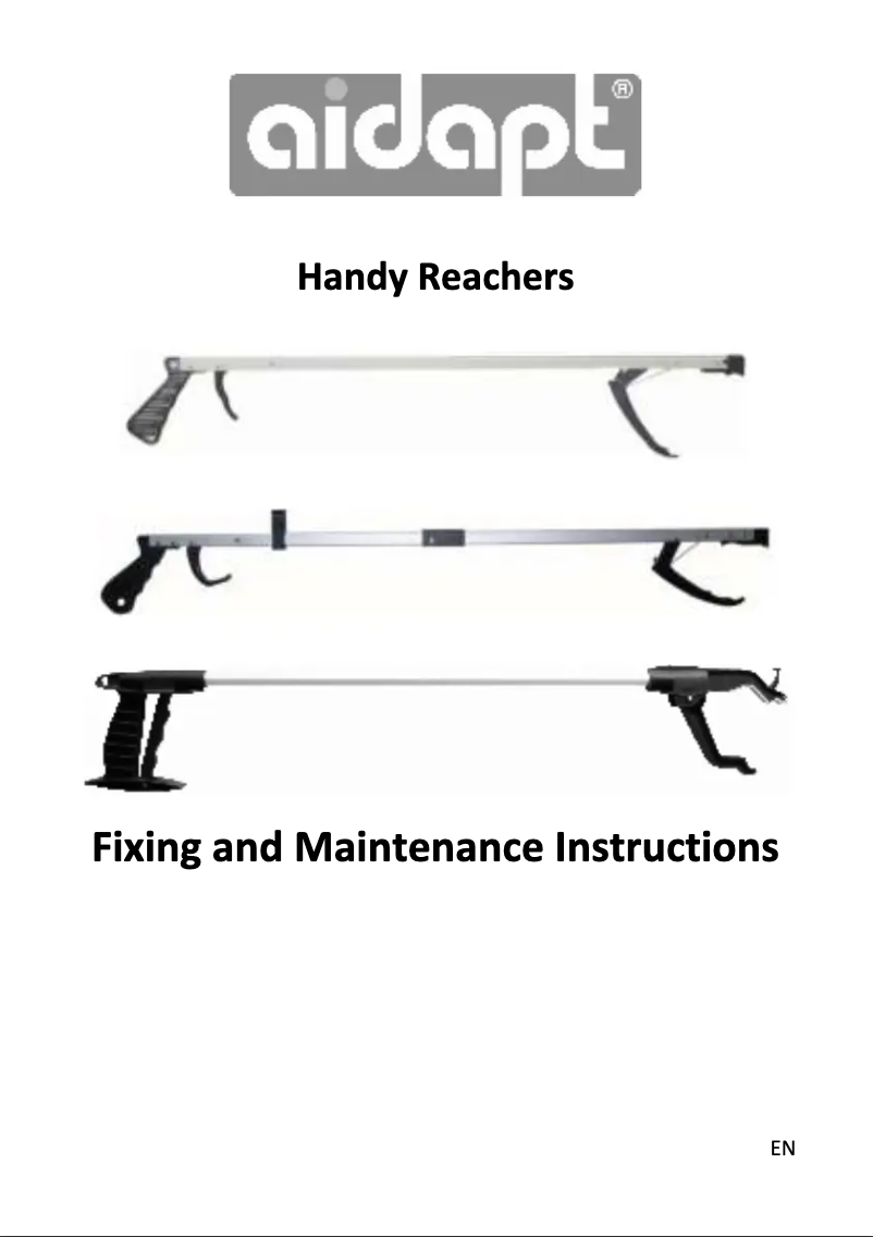 Page 1 de la notice Manuel utilisateur Aidapt Handy Reachers