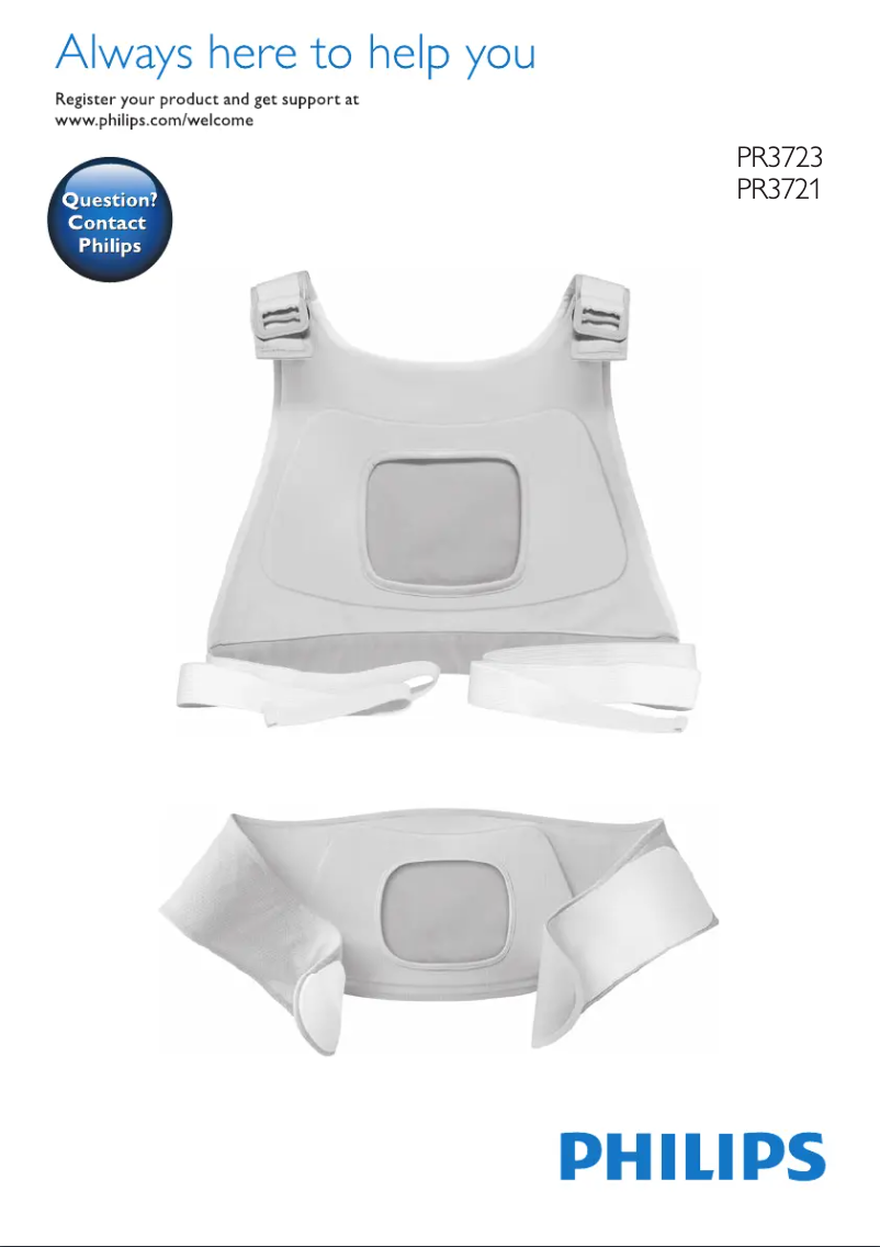 Page 1 de la notice Manuel utilisateur Philips PR3721