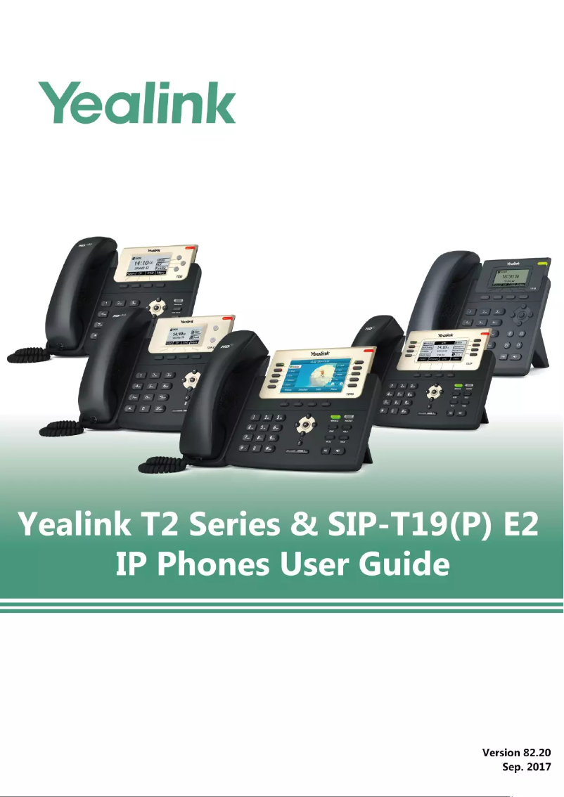 Image de la première page du manuel de l'appareil SIP-T23P