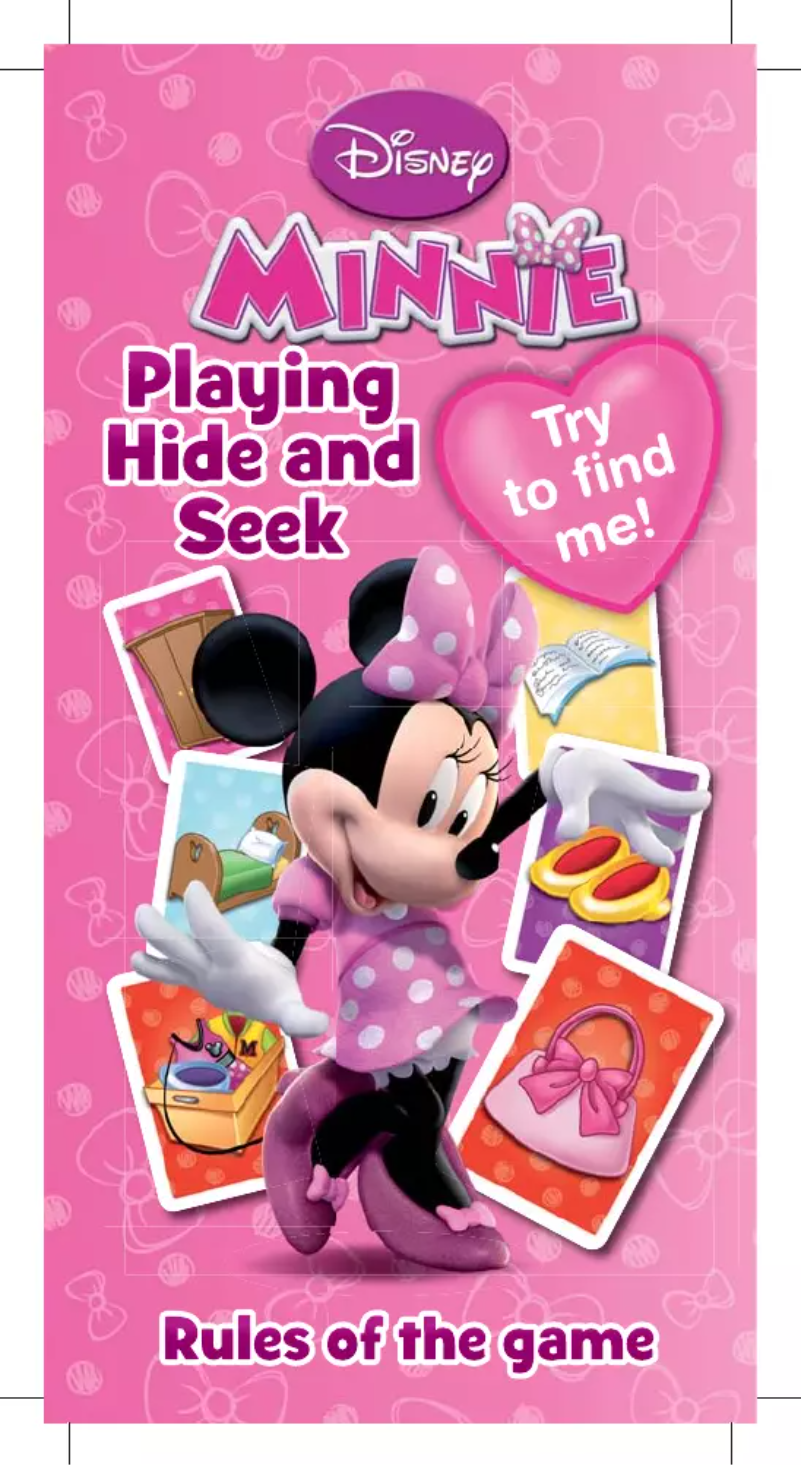 Image de la première page du manuel de l'appareil Disney Minnie Mouse Hide en Seek Game
