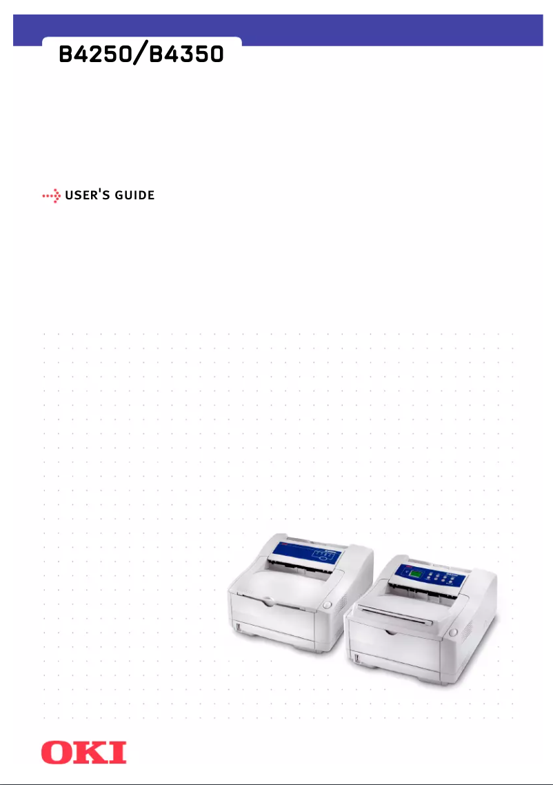 Image de la première page du manuel de l'appareil B4350N