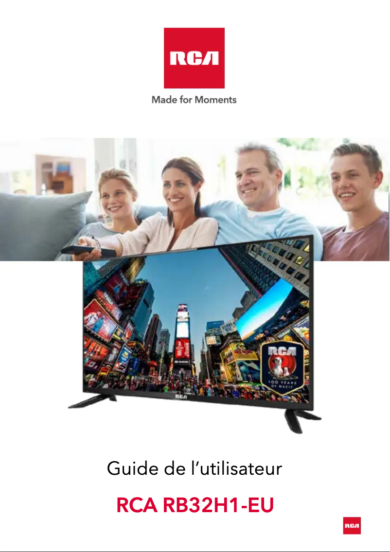 Page 1 de la notice Manuel utilisateur RCA RD24H1