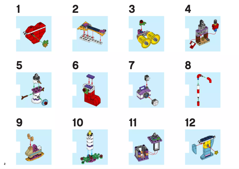 Page n°1 - Manuel utilisateur Lego Friends 41353