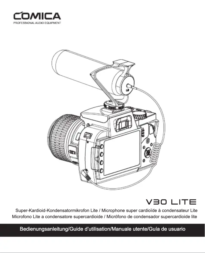 Image de la première page du manuel de l'appareil CVM-V30-LITE