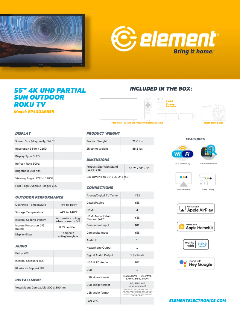 Image de la première page du manuel de l'appareil EP400AB55R