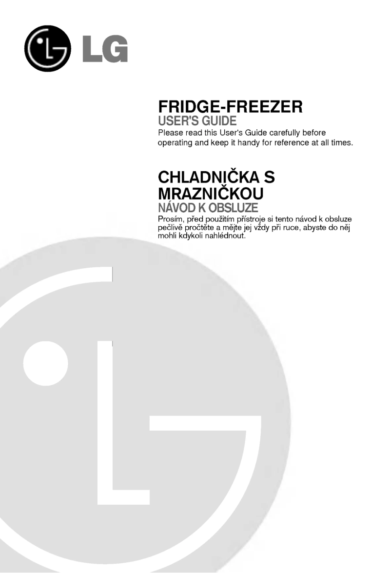 Image de la première page du manuel de l'appareil GR-419BLQA