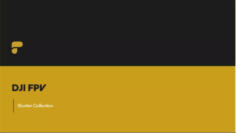 Page 1 de la notice Manuel utilisateur PolarPro DJI FPV